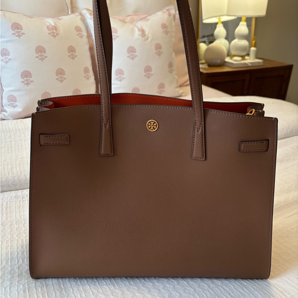 Tory Burch Walker Leather Satchel